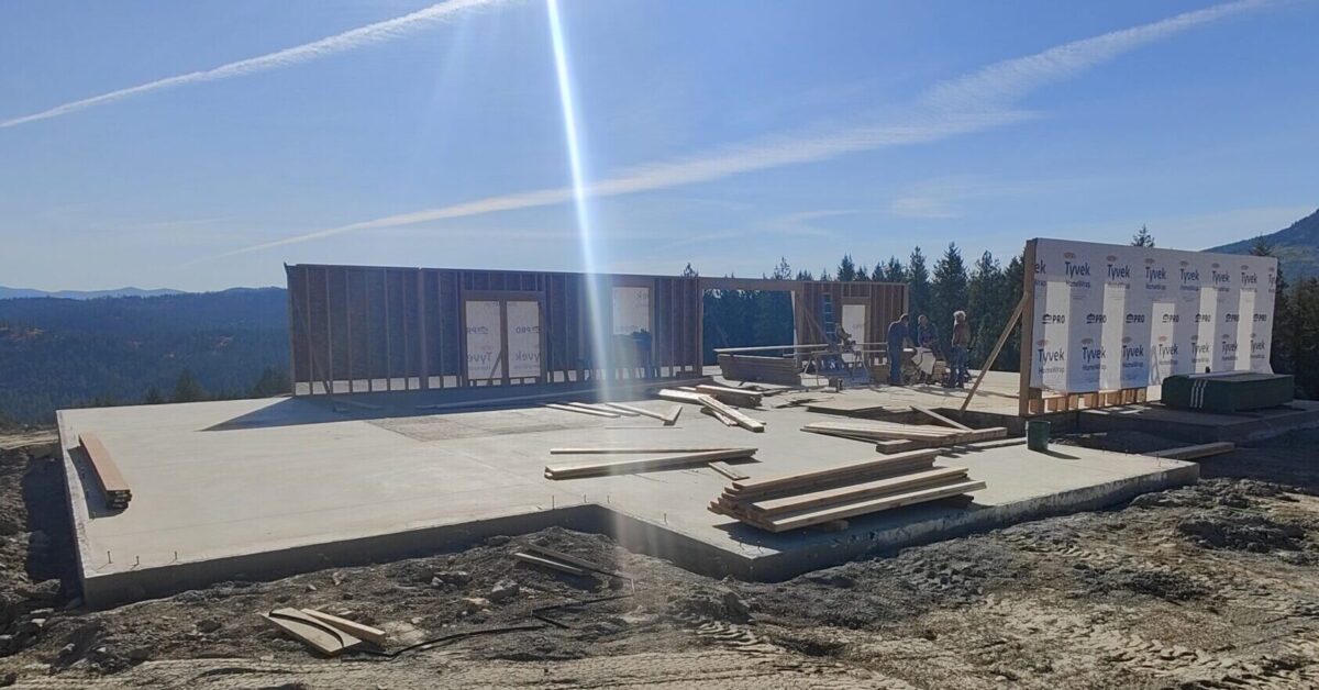 Net Zero Home Construction Begins in Washington with EcoSmart Studs!