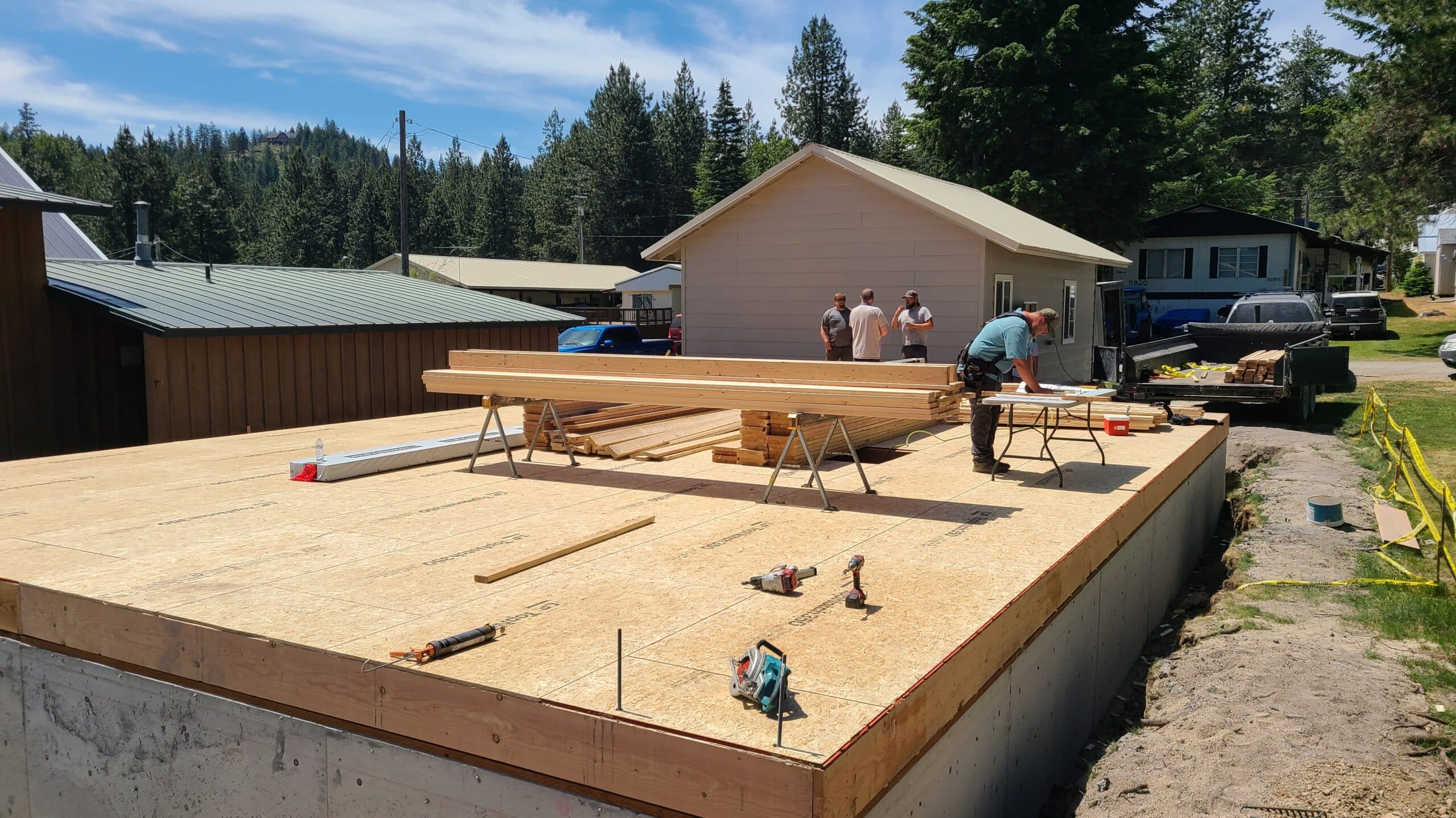  The Loon Lake Washington build has started!